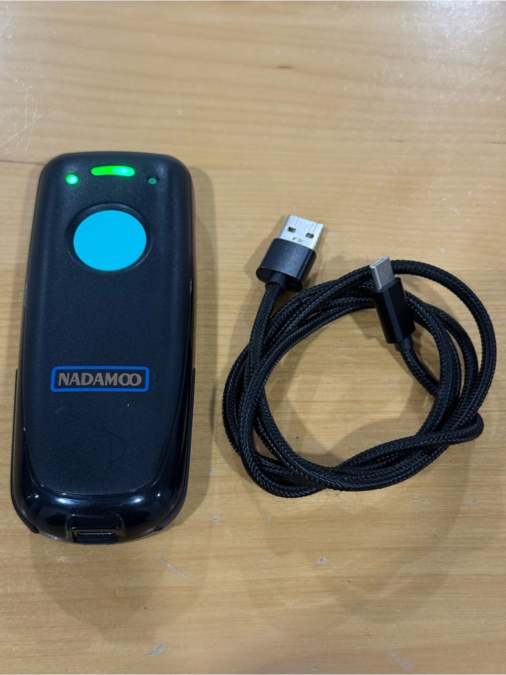 NADAMOO Wireless Barcode Scanner Compatible with Bluetooth Function, 2.4G